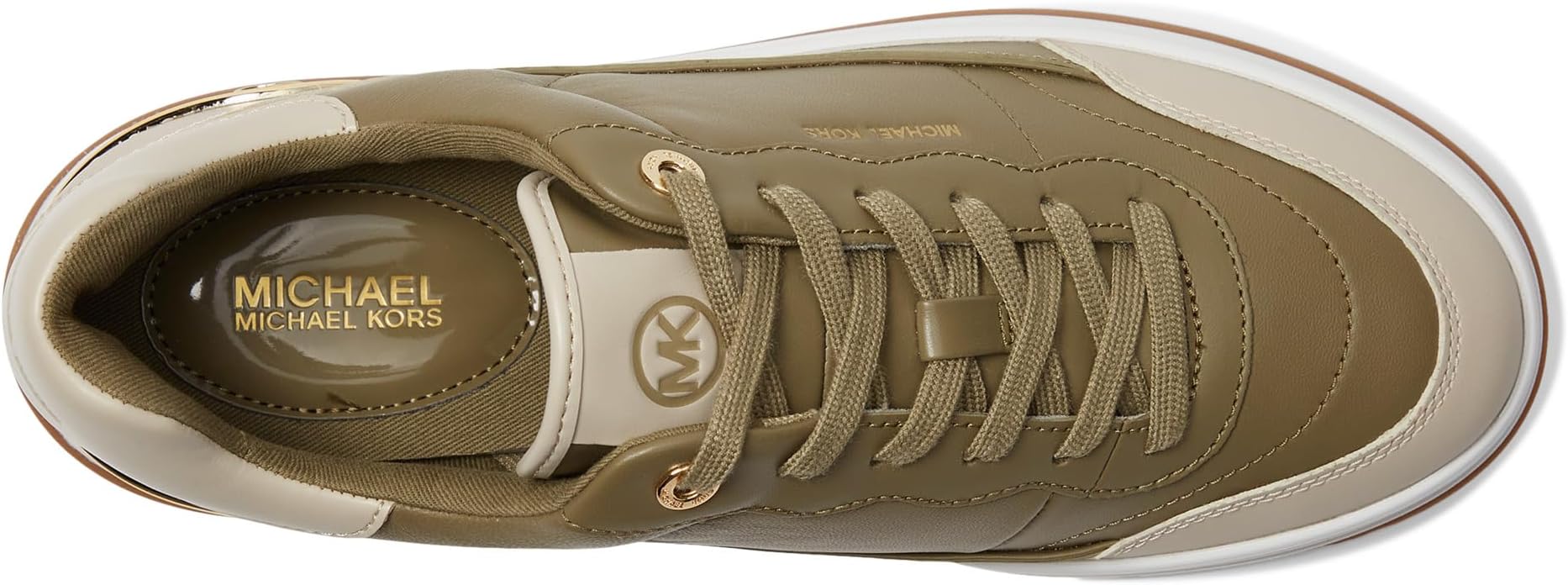 Кроссовки MICHAEL Michael Kors Hayes Lace Up, цвет Safari Green — фото 2
