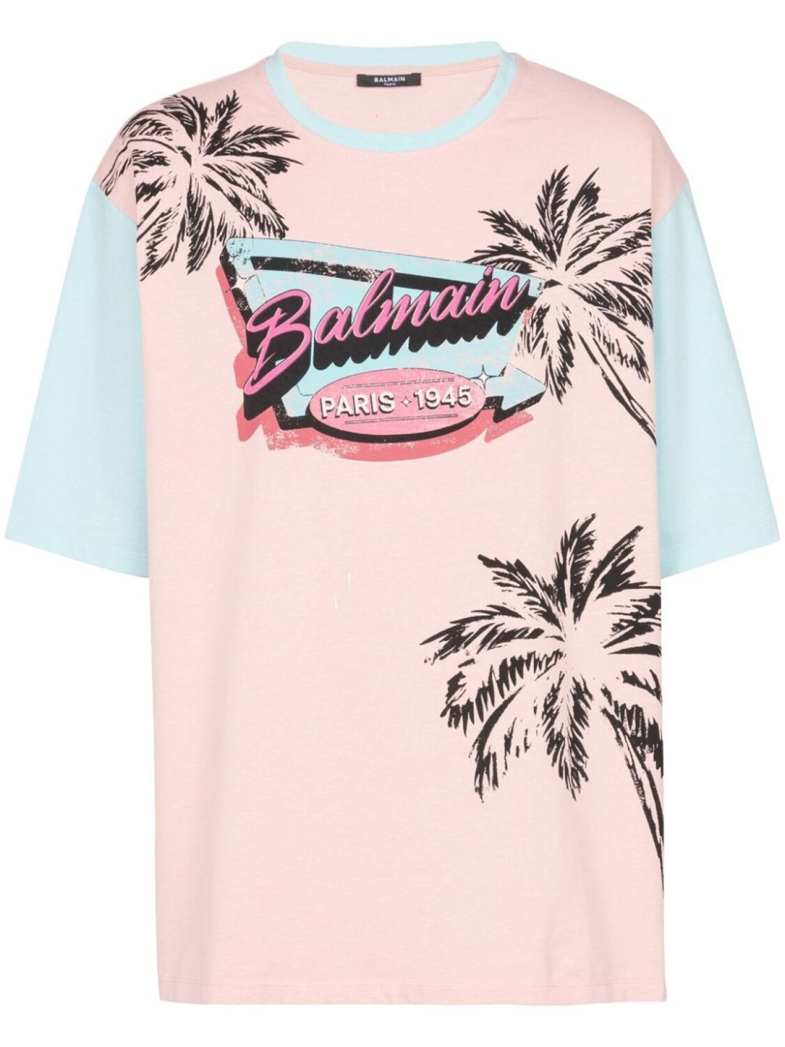 

Balmain футболка с принтом Miami, розовый