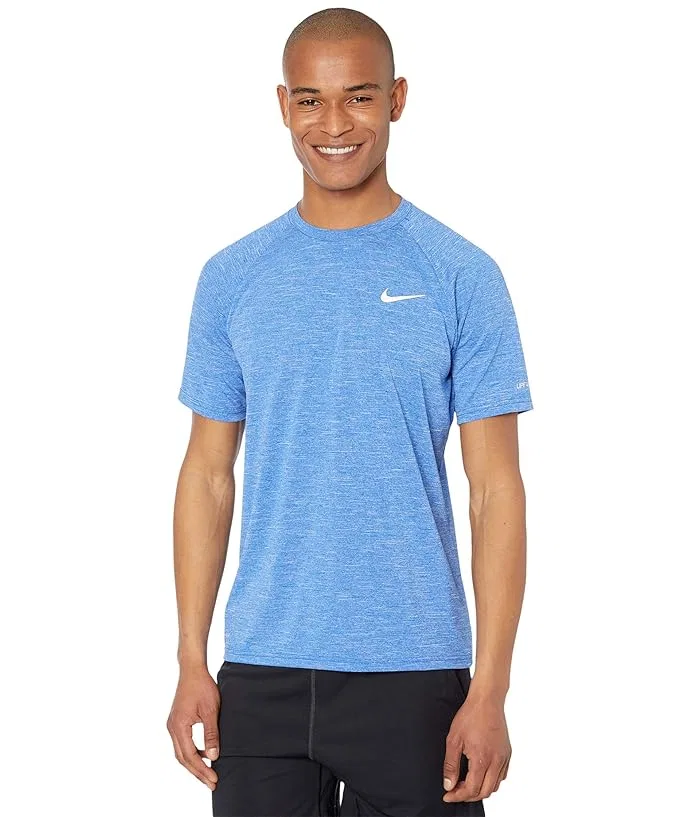 Плавательная футболка Nike Swim Heather Short Sleeve Hydroguard, Game Royal