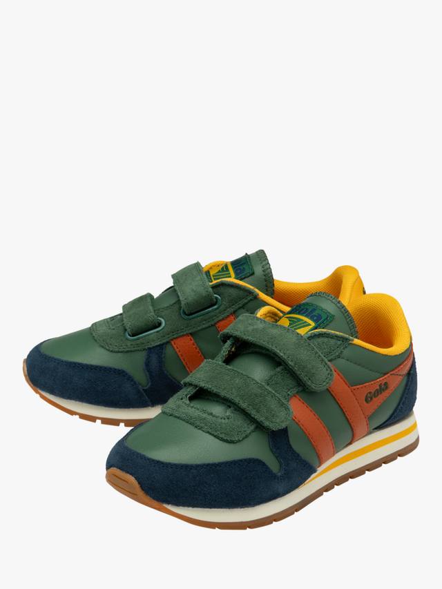 Детские кроссовки Daytona Pure Strap Low Cut Gola, Evergreen/Navy/Moody — фото 3