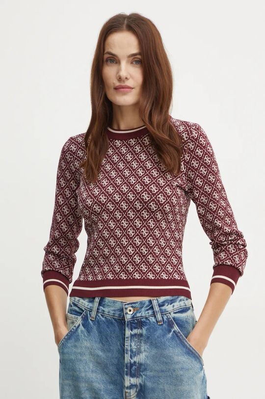 

ЛИСЭ свитер Guess, бордовый