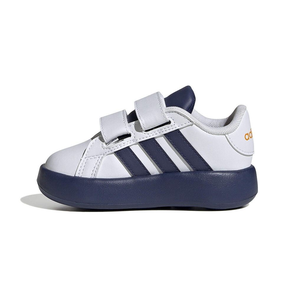 Adidas Grand Court 2.0 Обувь для малышей/малышей, цвет White Black White — фото 3