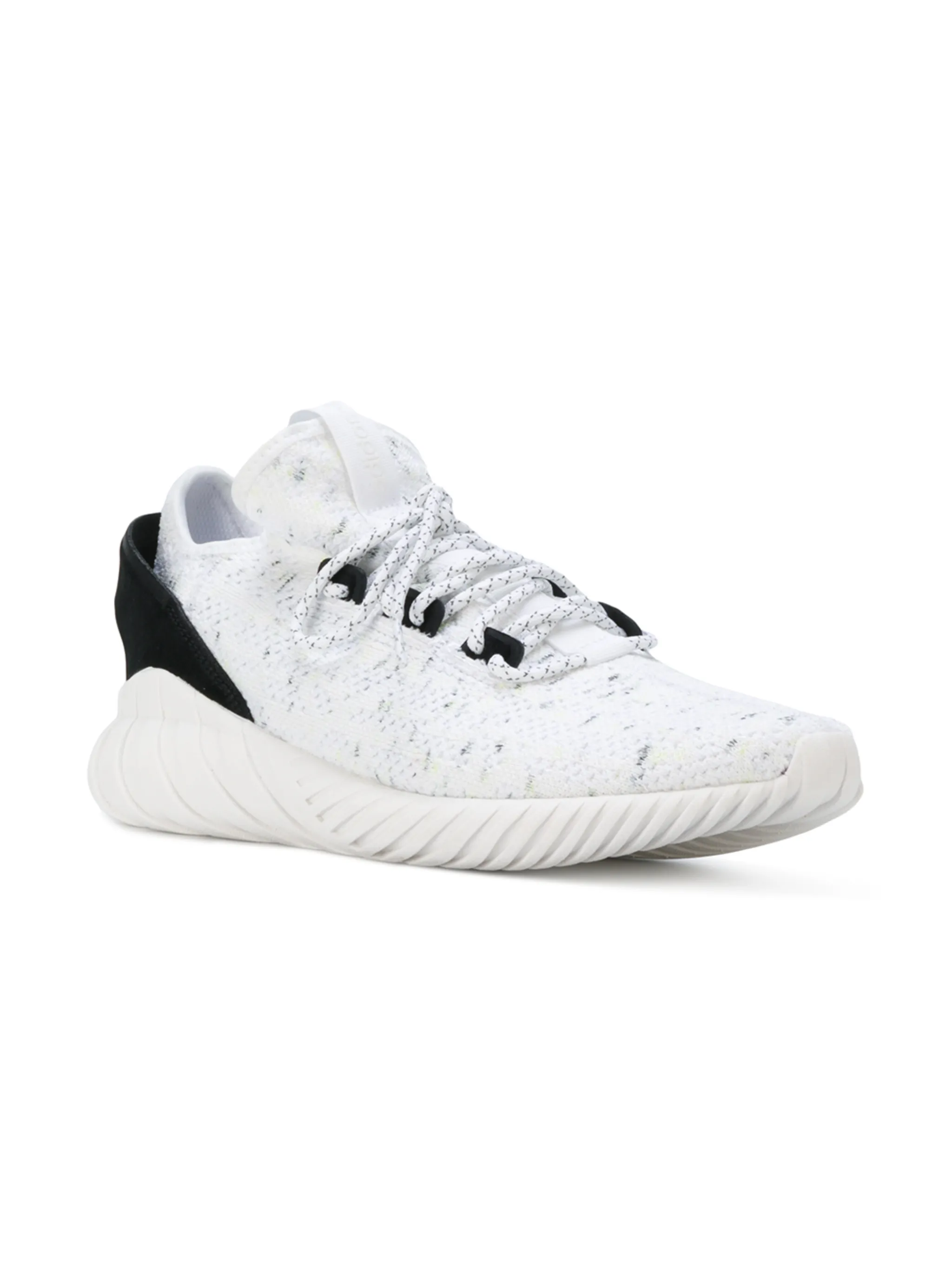 Кроссовки Tubular Doom Sock Cookies and Cream Adidas, белый — фото 2