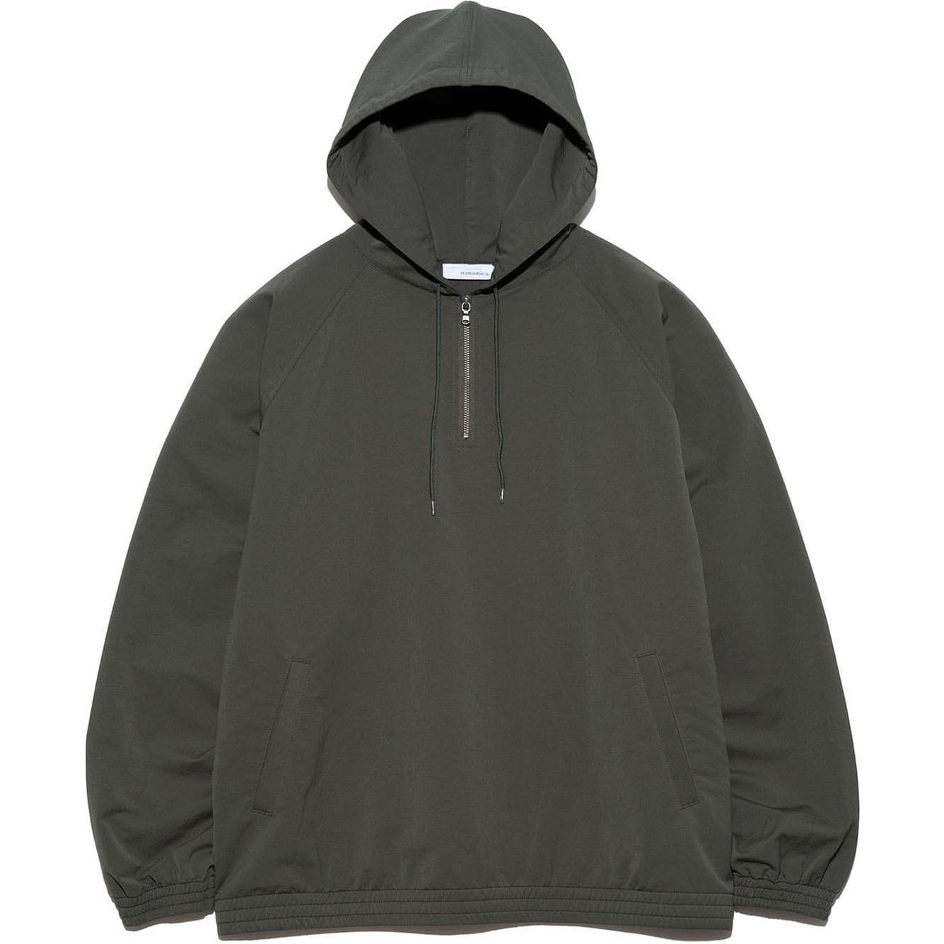 

Толстовка с молнией на шее Nanamica, olive