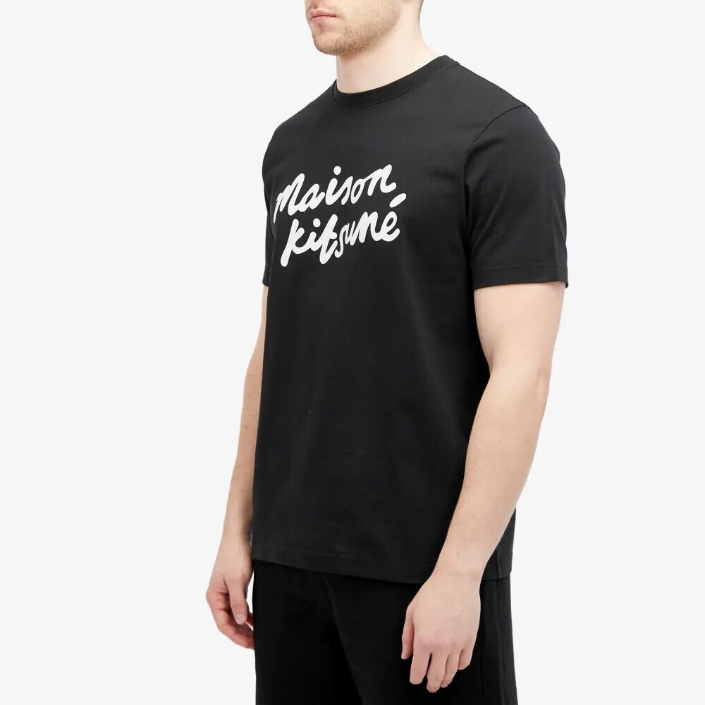 

Maison Kitsune Футболка Handwriting Comfort, черный