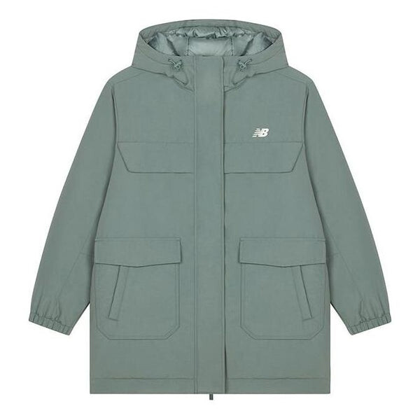 

Куртка длинный пуховик New Balance, зеленый
