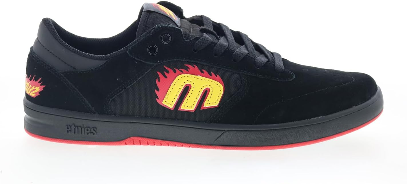 Мужские кеды Etnies Windrow Vulc X Santa Cruz низкие для скейтбординга, черный/красный — фото 2
