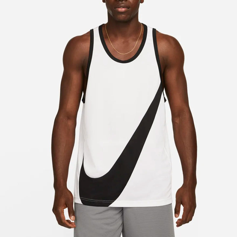 Жилет Nike Big Swoosh Training Quick Dry Breathable Sports Vest White — фото 3