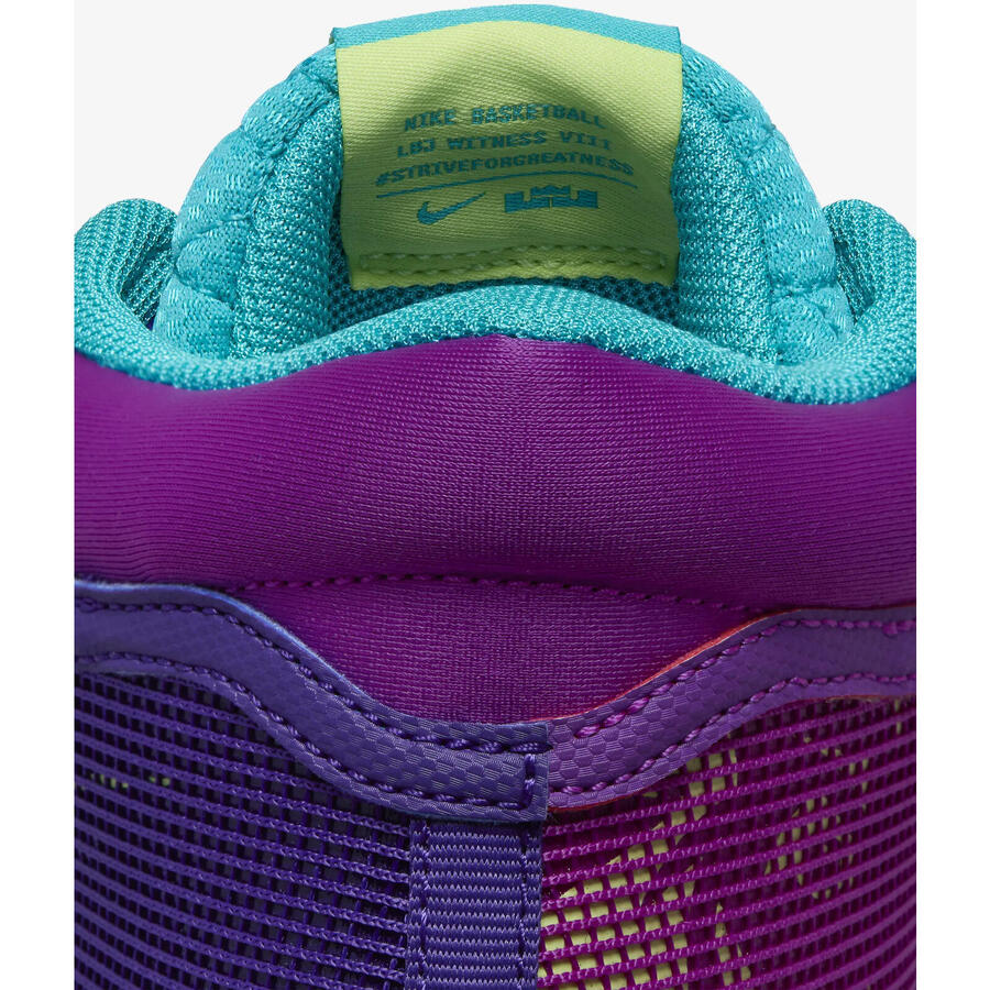 Кроссовки Nike Lebron Witness VIII, фиолетовые, мужские — фото 4