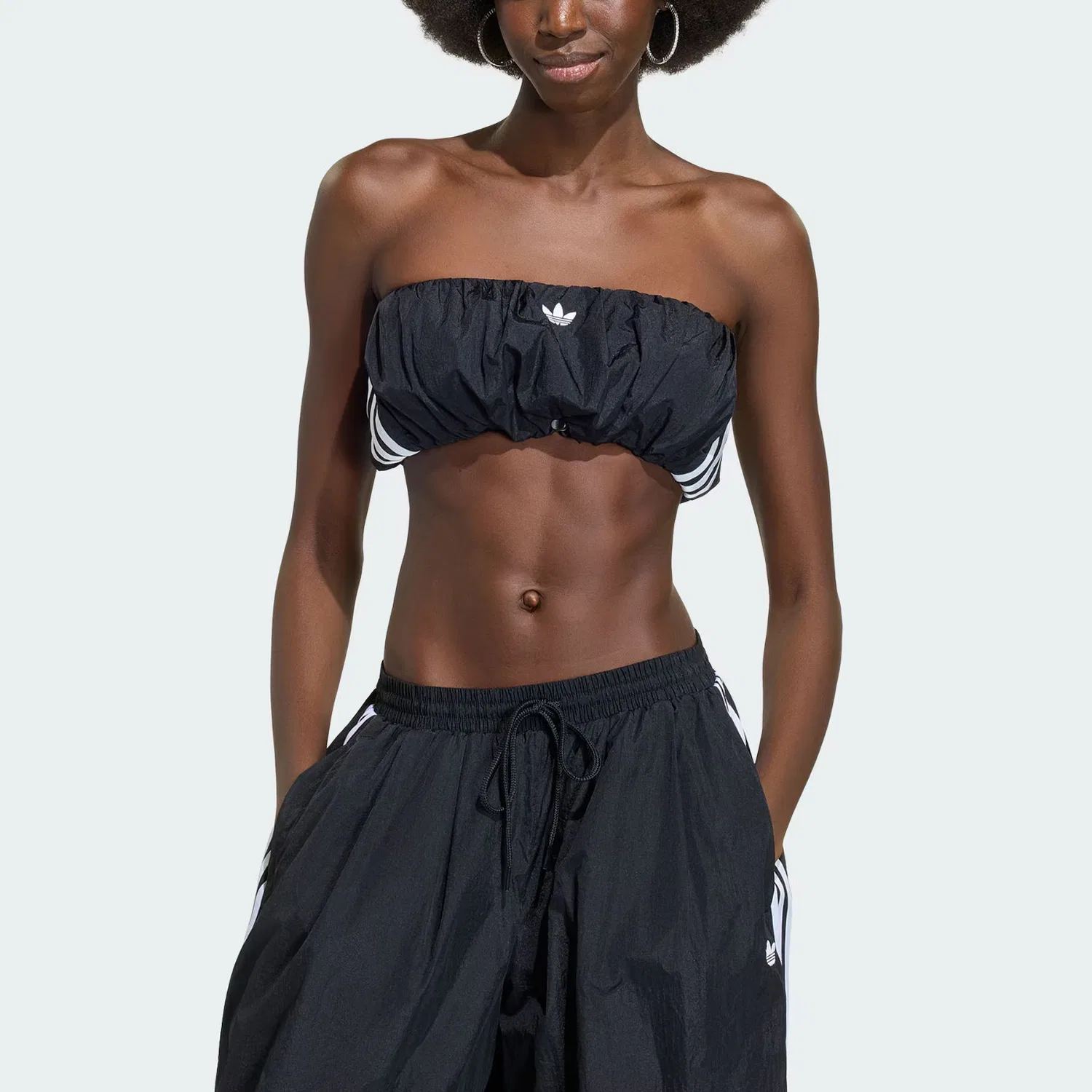 Топ-труба ADILENIUM 5.0 BALLOON TUBE TOP без бретелек женский Adidas Originals, Black — фото 4
