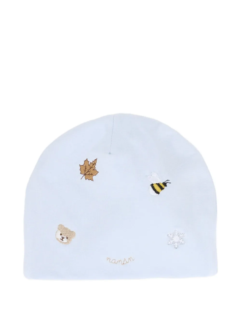 

Шапка с вышитым мотивом Nanan, синий