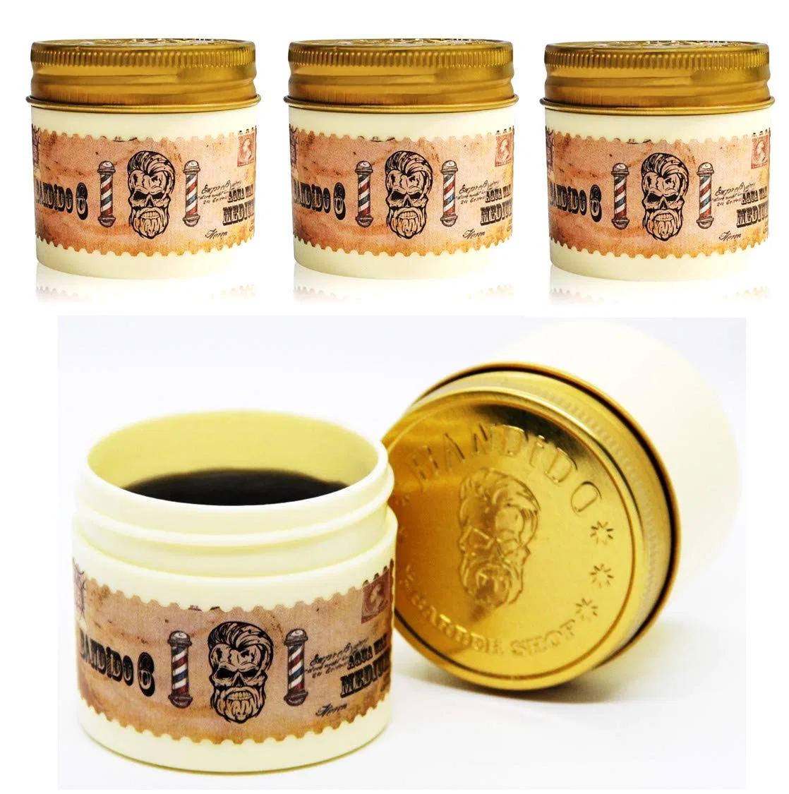 Воск для волос «Aqua Wax No. 6 Violetta» от Bandido, 3 x 125 мл Bandido