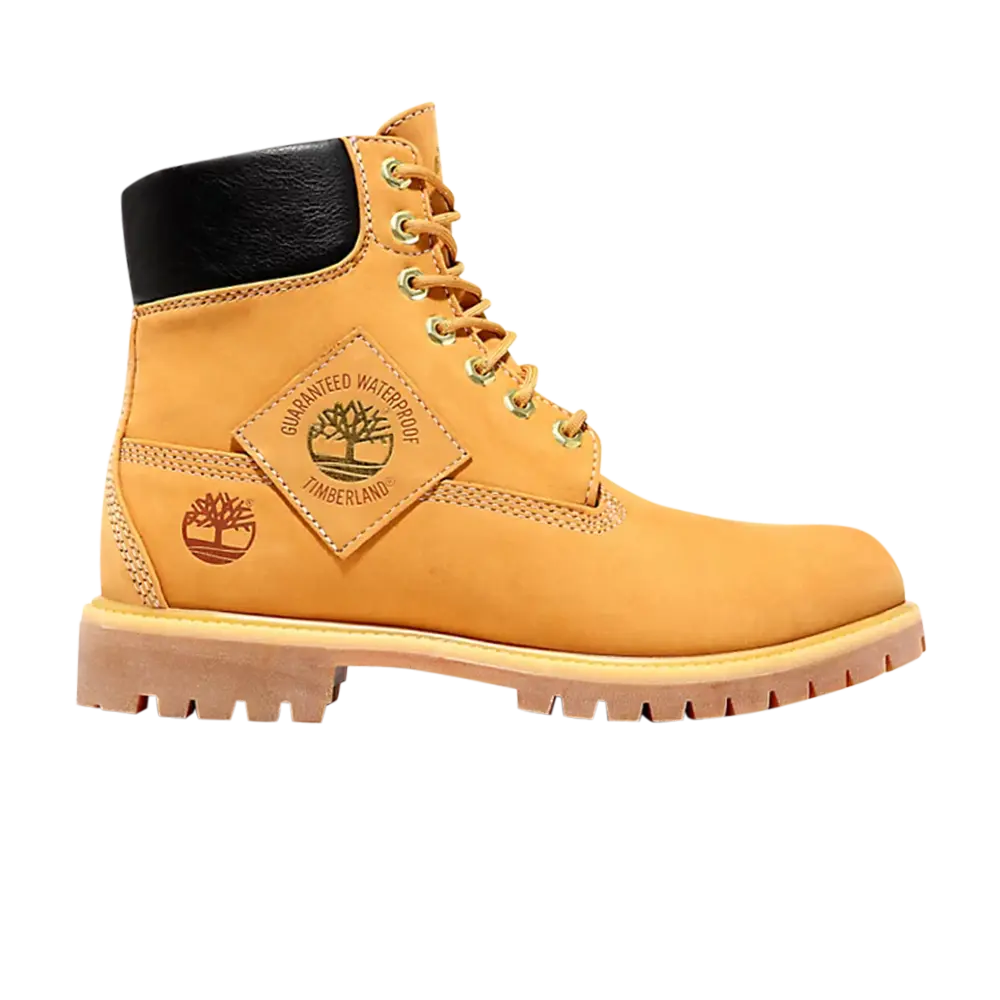 

6-дюймовые ботинки премиум-класса из овчины Timberland, желто-коричневый