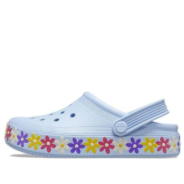 

Кроссовки baya band charm band clogs 'blue multi' Crocs, синий