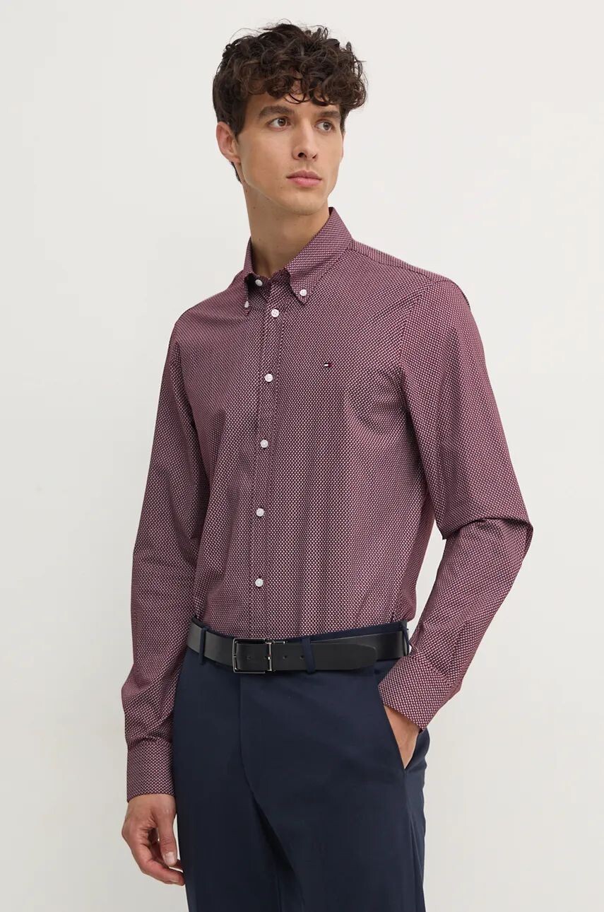 

Рубашка Томми Хилфигер Tommy Hilfiger, гранатовый