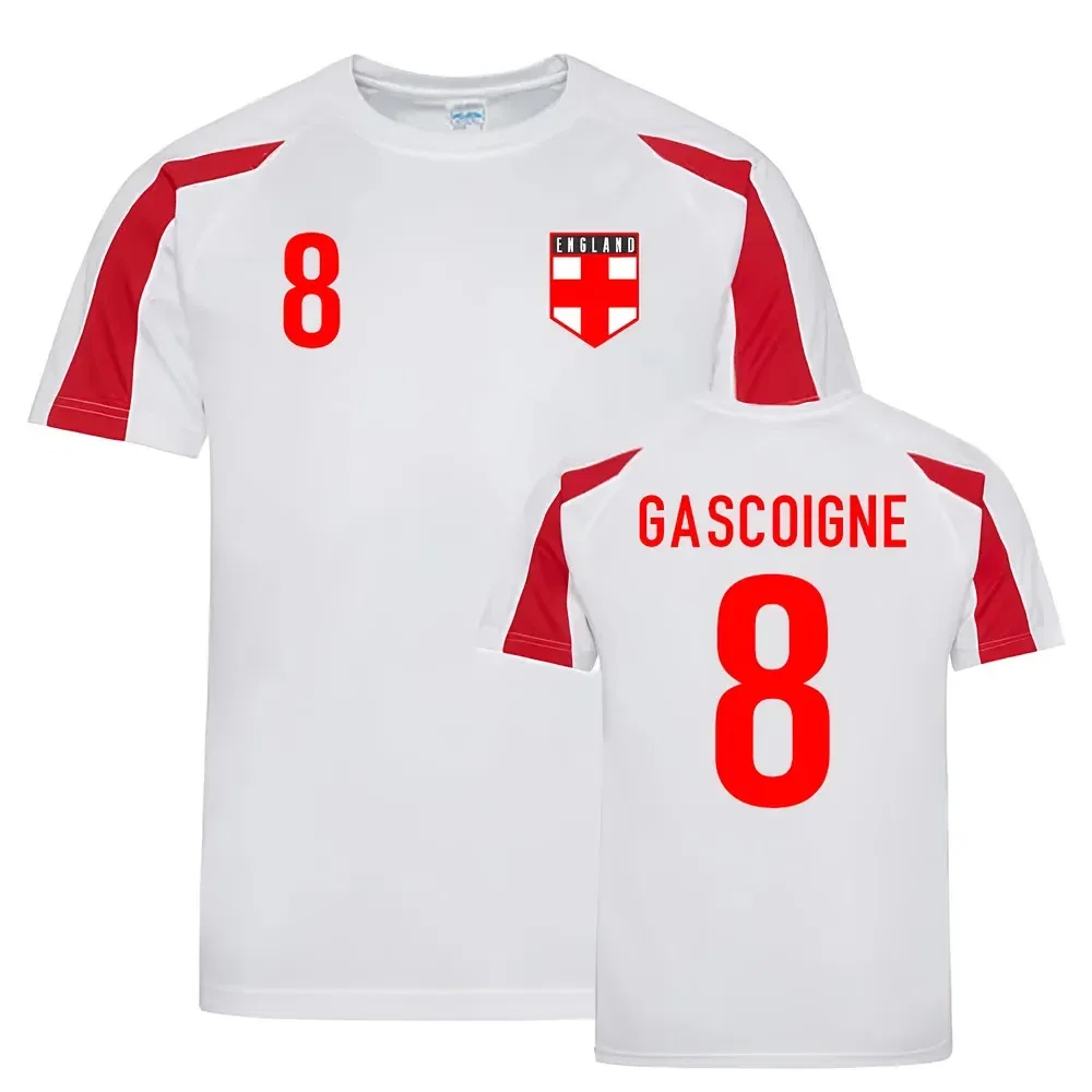 Детская футбольная тренировочная джерси Paul Gascoigne England, мультиколор — фото 2