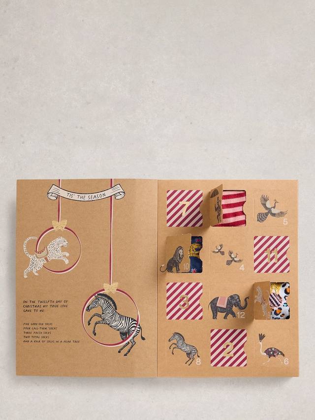 

Носки Advent White Stuff, Pack of 12, Pink/Multi