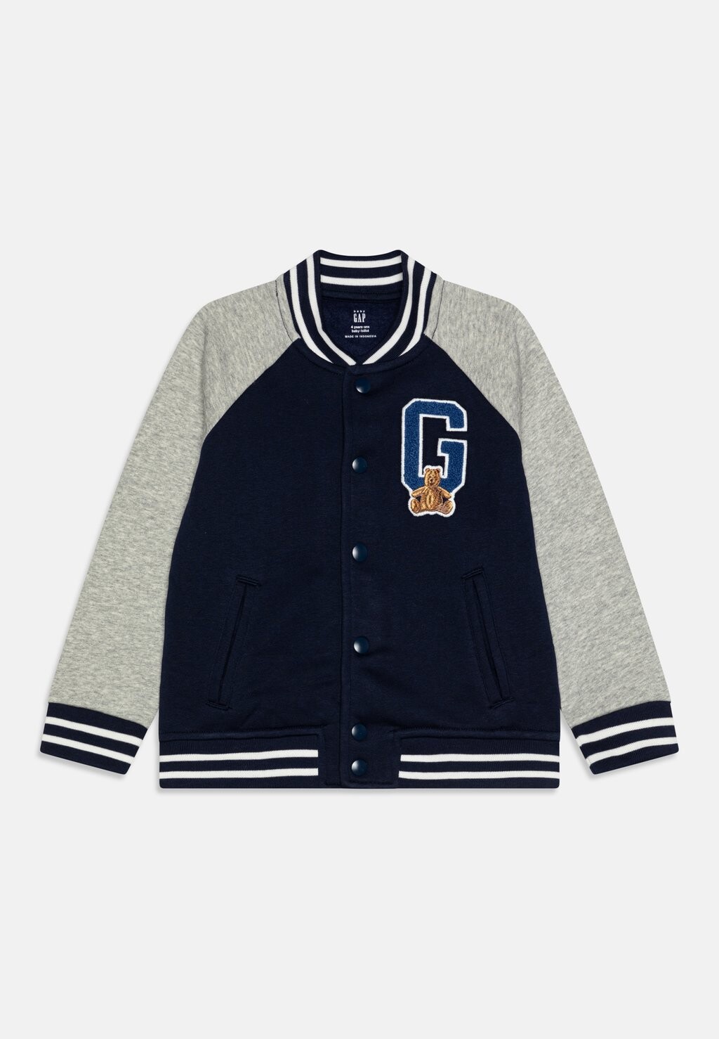 

Толстовка на молнии LOGO VARSITY BOY GAP, темно-синий