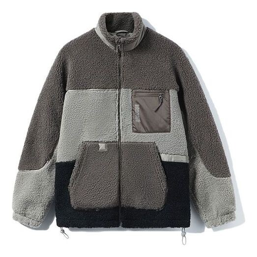 

Куртка badfive logo color block polar флисовая куртка Li-Ning, серый