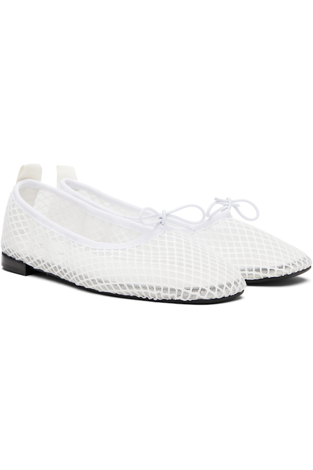Балетки Garance с квадратным носком Repetto, белый — фото 4