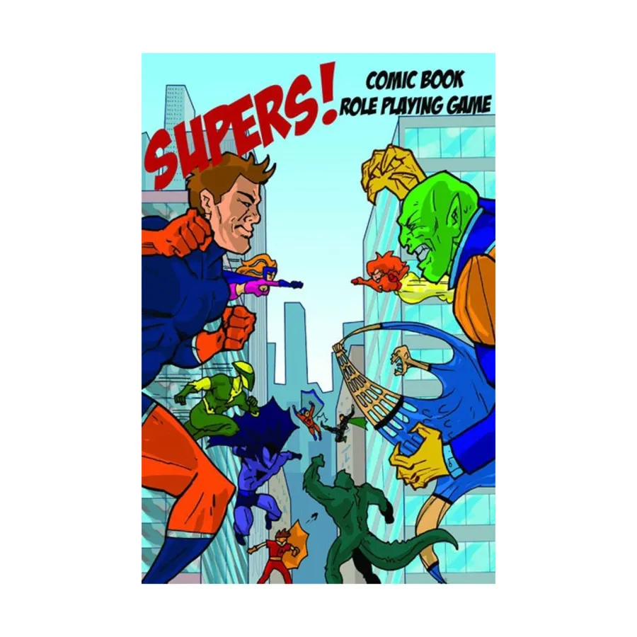 

Supers! - Comic Book Role Playing Game, Roleplaying Games - Superhero and Miscellaneous (Cubicle Seven), мягкая обложка