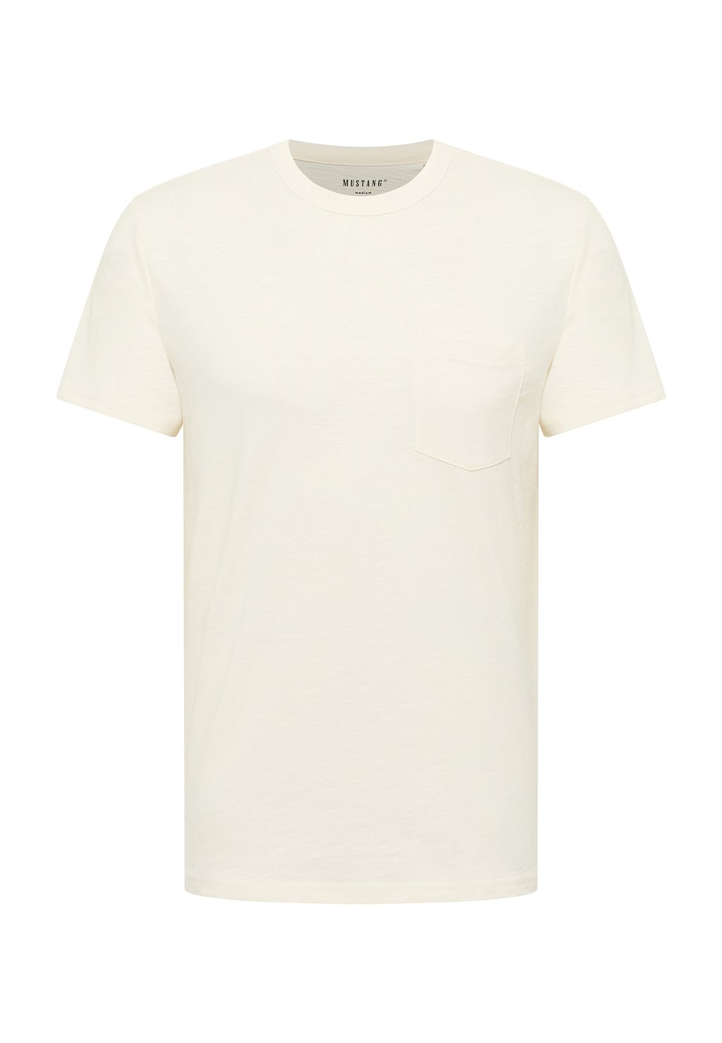 

Базовая футболка AMADO SLIM FIT Mustang, кремовый