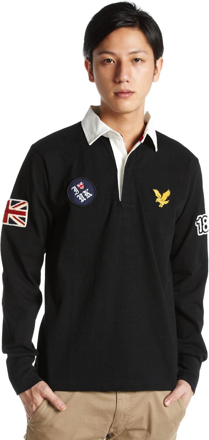

Рубашка-поло Lyle & Scott LA111341406 для регби, черный