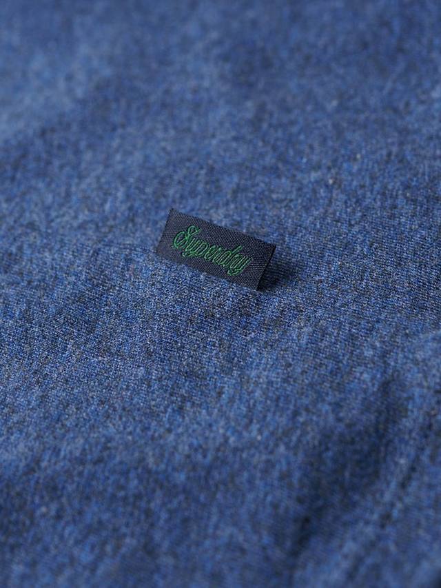 Футболка с логотипом essential из органического хлопка Superdry, цвет Bright Blue Marl — фото 3