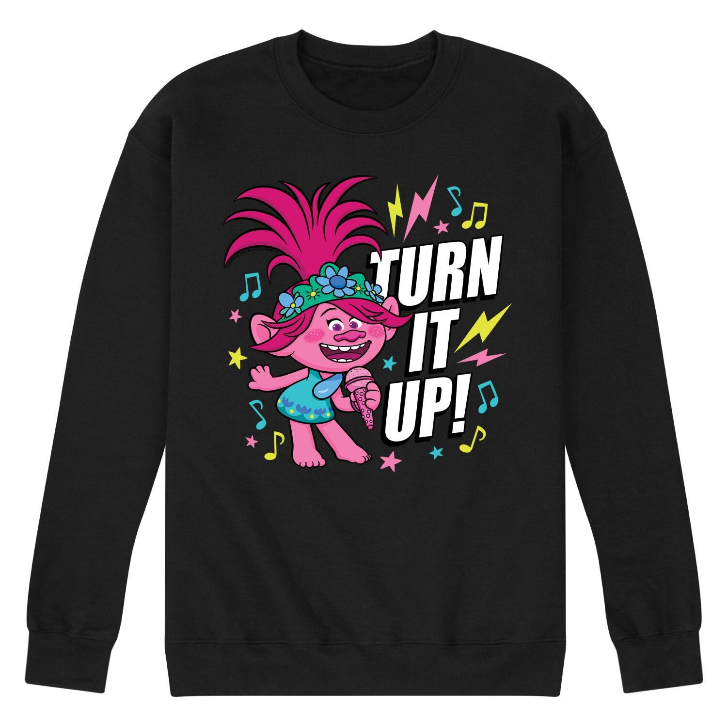 

Мужской свитшот Trolls Turn It Up Licensed Character