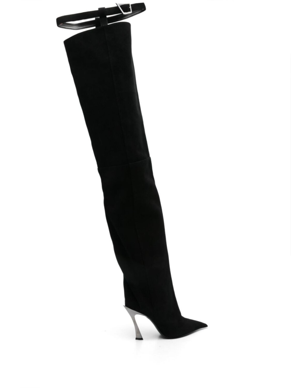 

Mugler сапоги длиной до бедра 100 мм, черный