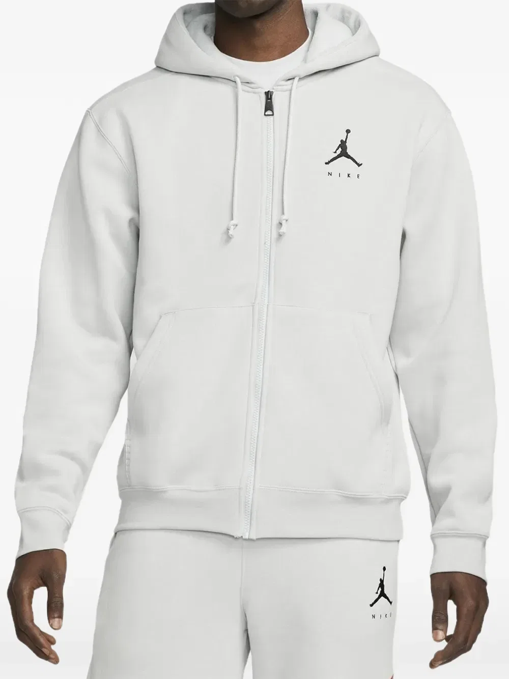 Толстовка на молнии с логотипом Jumpman Jordan, серый