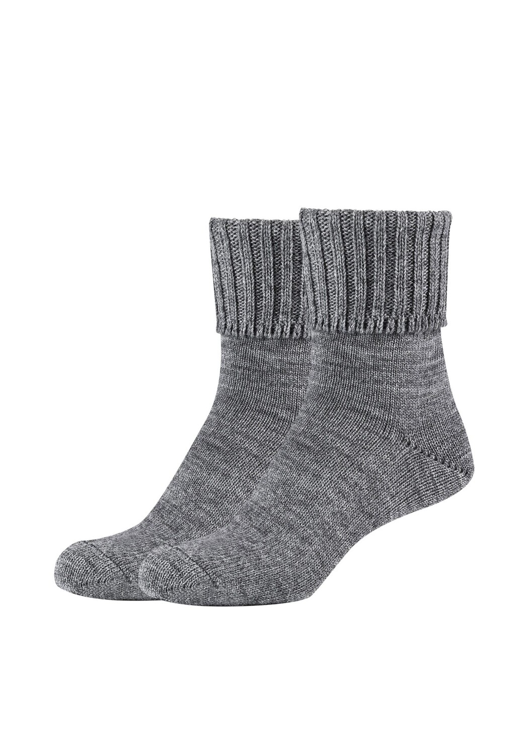 

Носки camano 2 шт warm & cozy, цвет dunkelgrau melange