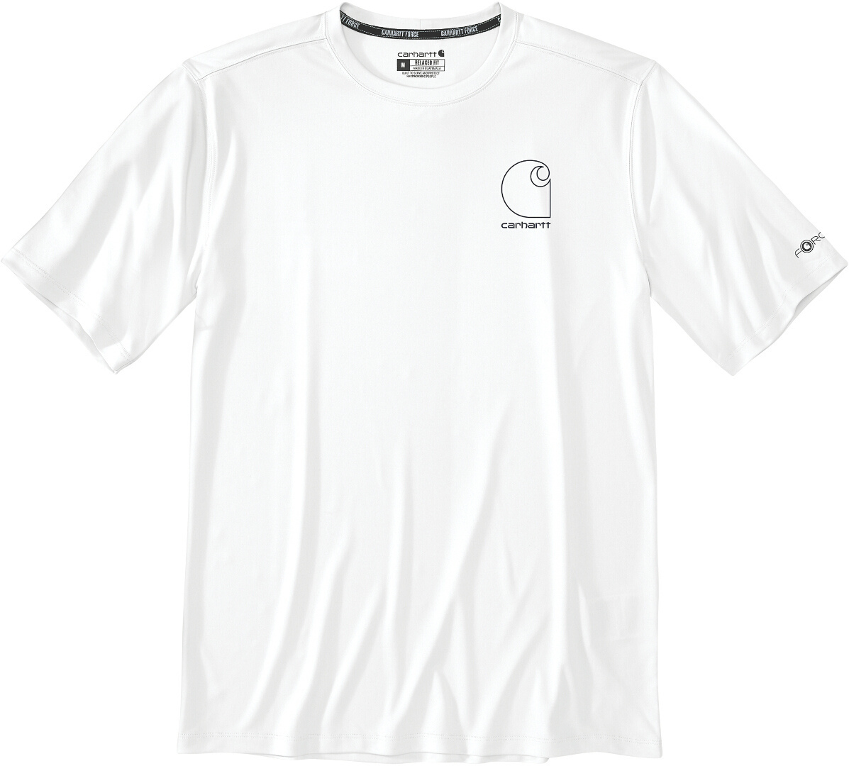 

Футболка Carhartt Force Sun Defender Short-Sleeve Logo Graphic Functional T-Shirt, белый
