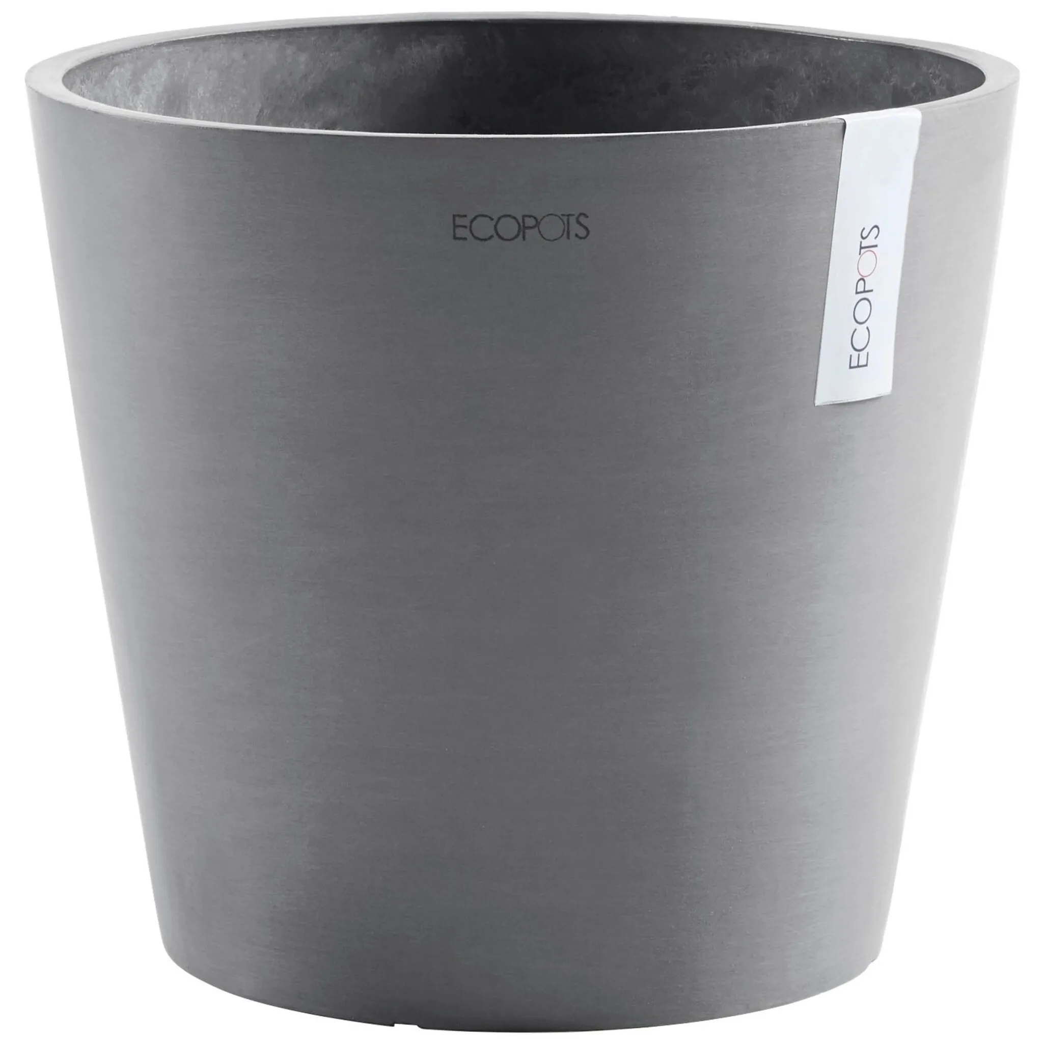 

Цветочный горшок ECOPOTS «Амстердам», ØxВ: 30x26,3 см, серый