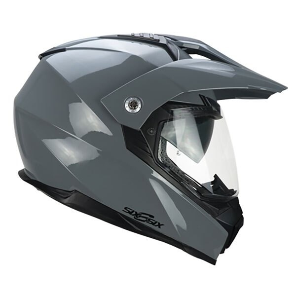 

Шлем для бездорожья Cgm 666A Twin Mono, серый