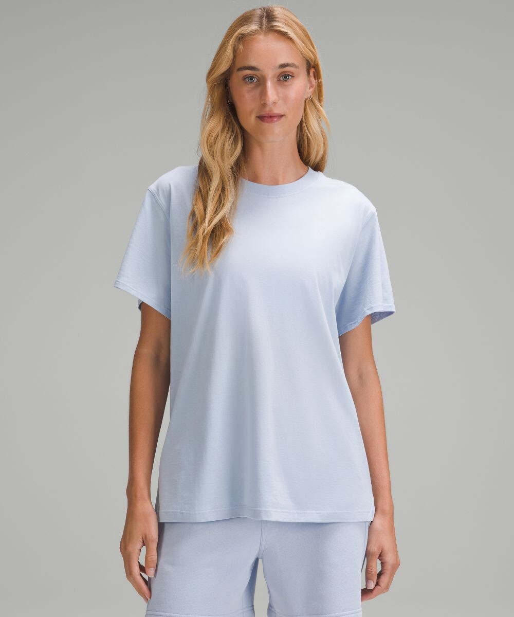 

Хлопковая футболка All Yours Lululemon, синий