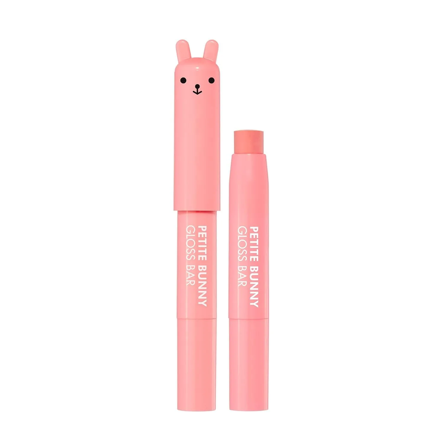 TONYMOLY Bunny Beauty Essentials - карманный спрей для лица Pocket Bunny Facial Moist Mist + блеск для губ Petit Bunny Lip Gloss, увлажняющий и смягчающий губы, Juicy Peach + блеск для губ Petit Bunny Lip Gloss для женщин, Juicy Strawberry — фото 3