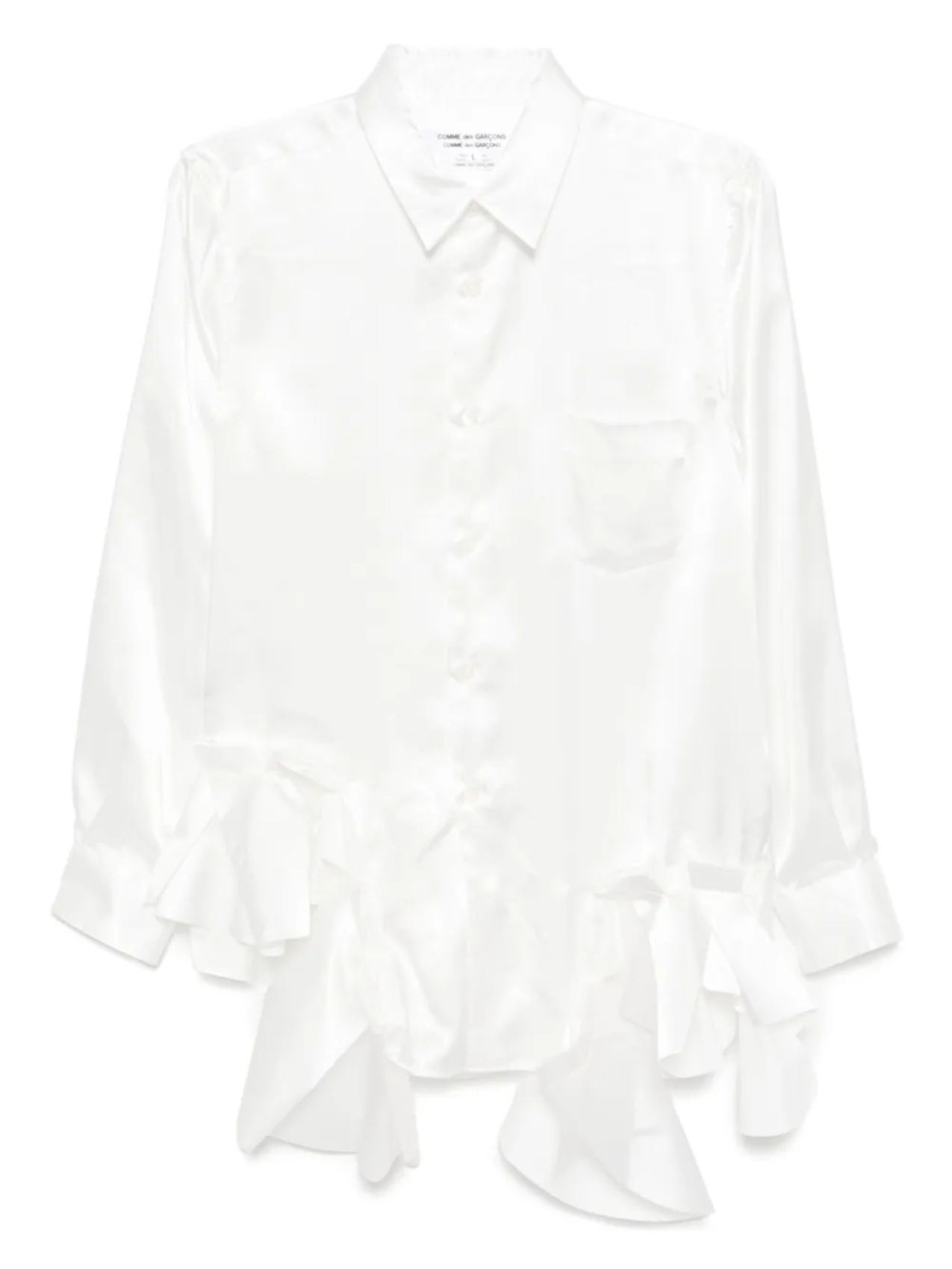 

Comme Des Garçons Comme Des Garçons рубашка с длинными рукавами, белый