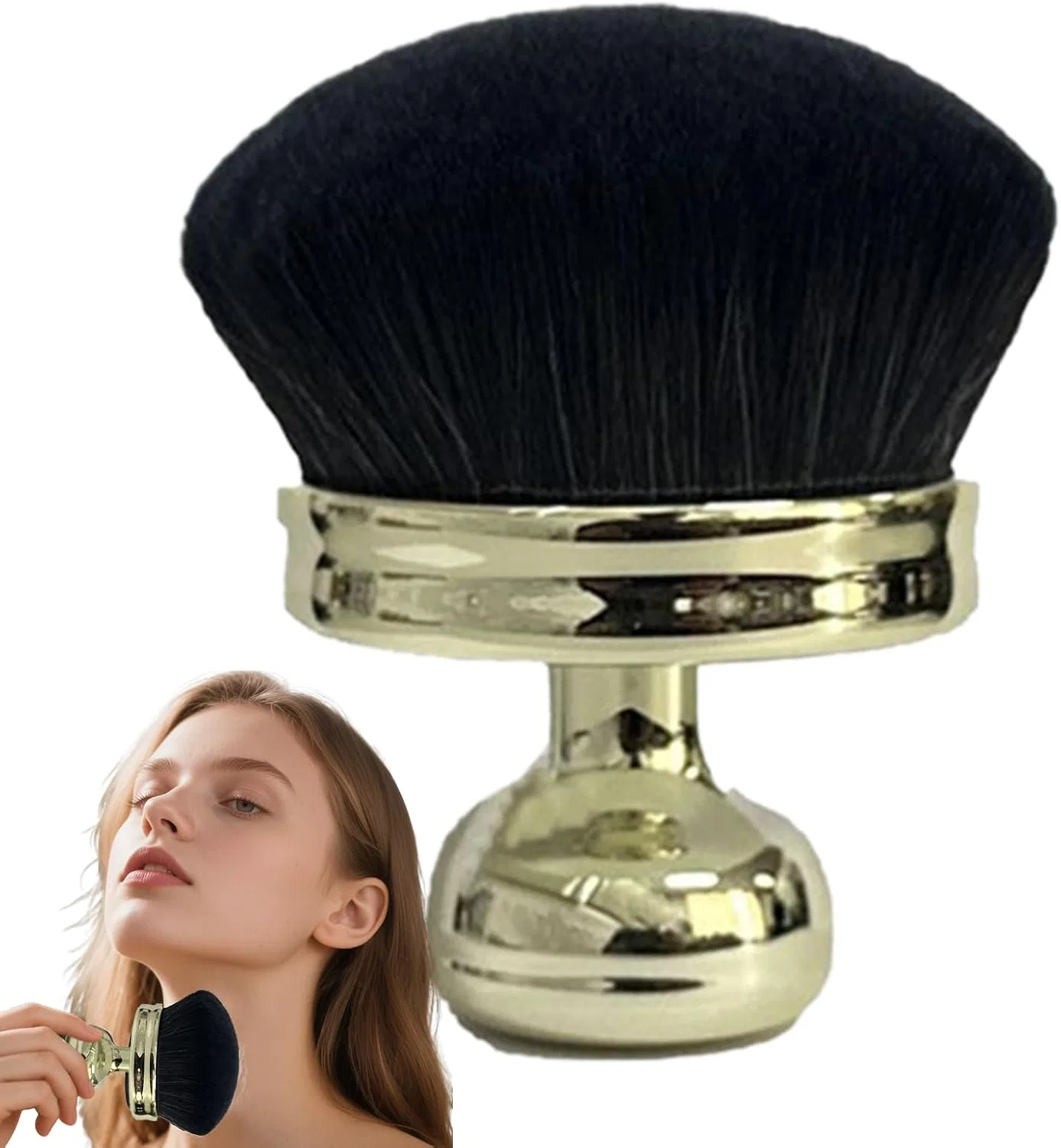 Кисть для тела Body Bronzer Brush, золотой цвет