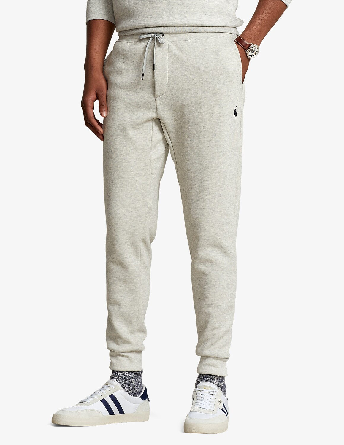 Базовые спортивные брюки Jogger Ralph Lauren, серый — фото 3