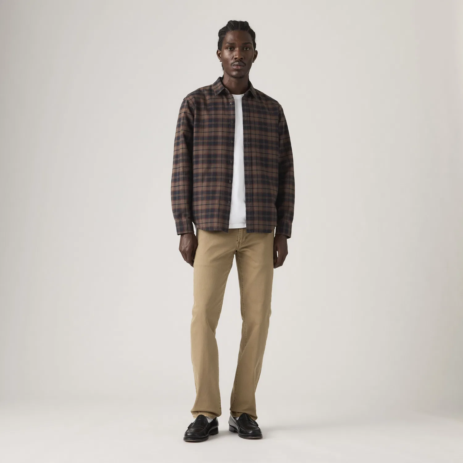 Мужские джинсы 511 Slim Authentic Soft Levi's, насыщенный коричневый