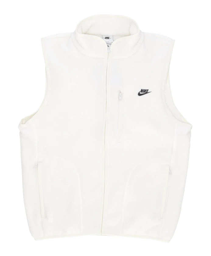 

Ветрозащитный жилет из флиса «Шерпа» Nike, белый