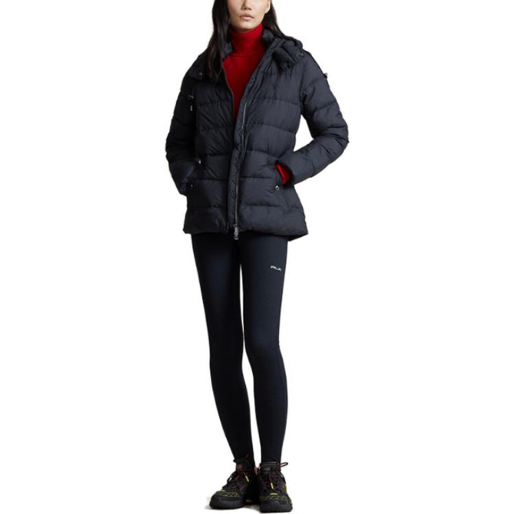 Куртка пуховая FW23 женская черная Polo Ralph Lauren — фото 3