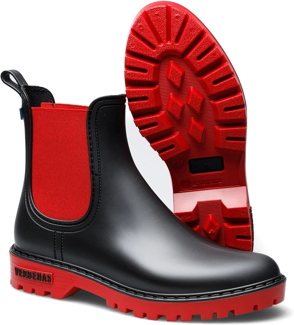 Ботинки VERBENAS Gaudi Mate -rojo Wellington Boots, Black — фото 3