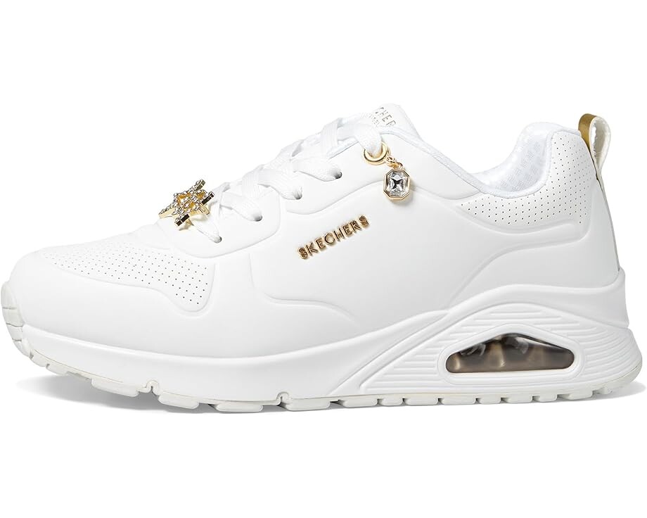 Кроссовки SKECHERS KIDS Uno Gen1 31562L, цвет White/Gold — фото 4