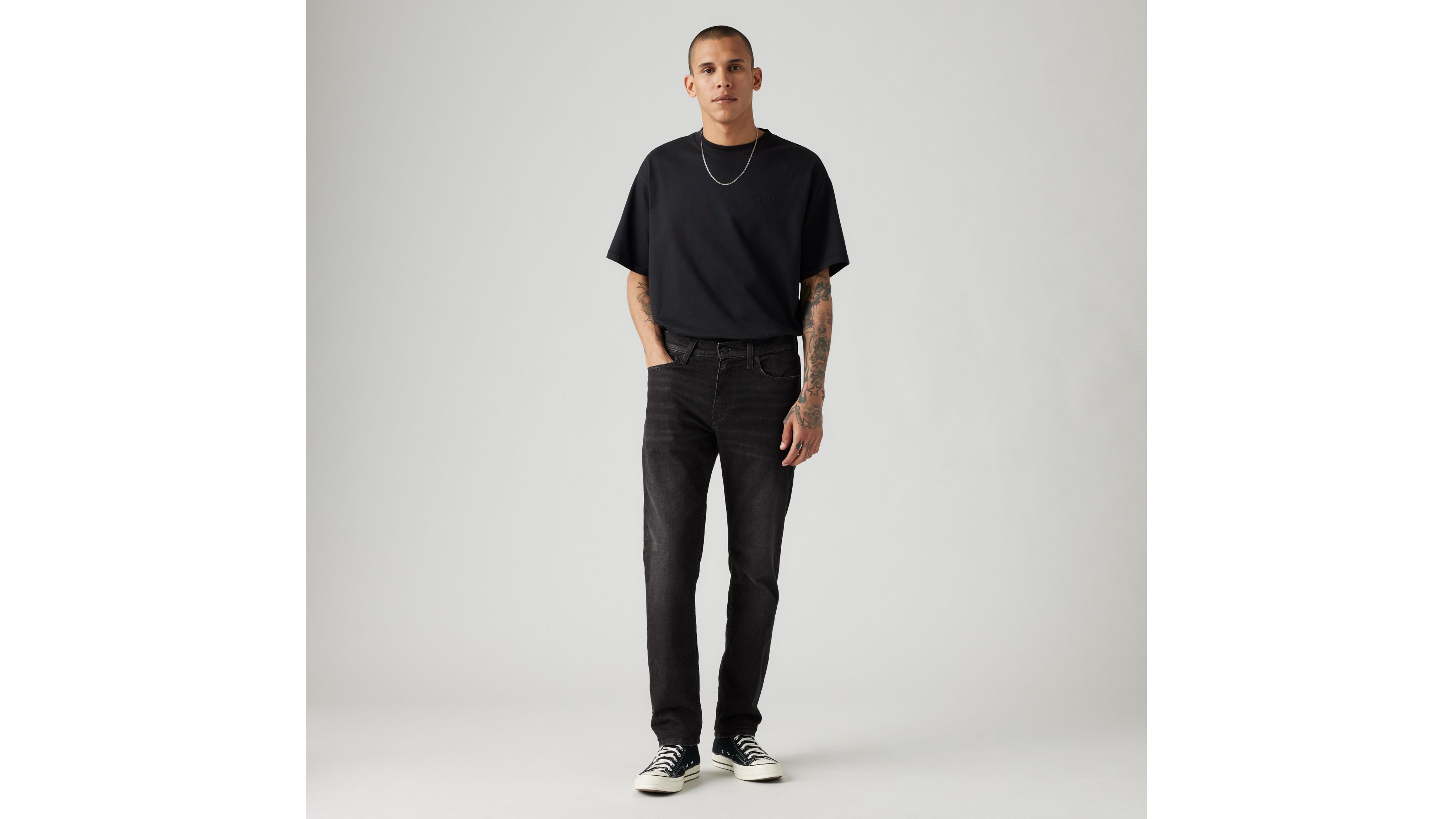 

511 Узкие мужские джинсы Levi's, цвет Frog Eye - Black - Stretch