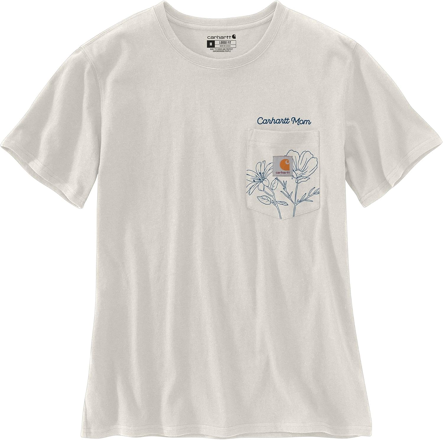 

Carhartt Women's 107244 Женская футболка с карманом Loose Fit с коротким рукавом, Malt