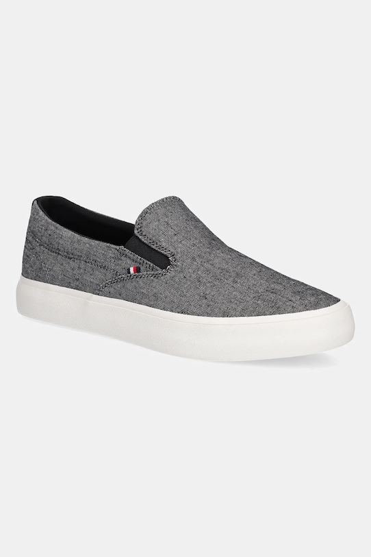 

Кроссовки TH HI VULC LOW SLIP ON CH Tommy Hilfiger, черный