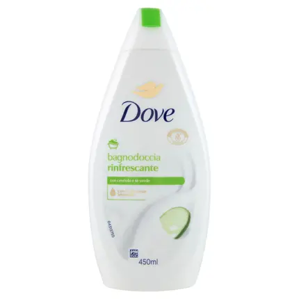 

Освежающий гель для душа с огурцом и зеленым чаем 450 мл Dove