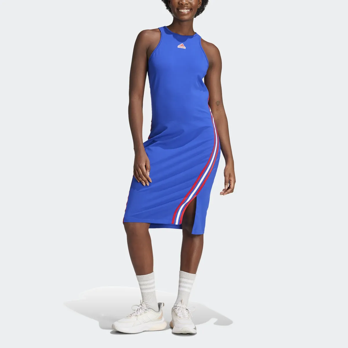 

Платье-рубашка Adidas Sportswear "W FI 3S DRESS" (1 шт.), синий